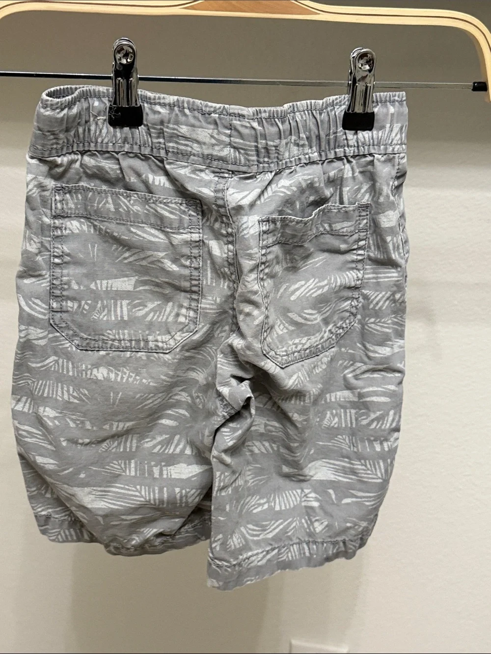The Children's Place Gray Printed Kids Swim Trunks